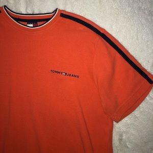 Vintage orange Tommy Jeans shirt ✴️